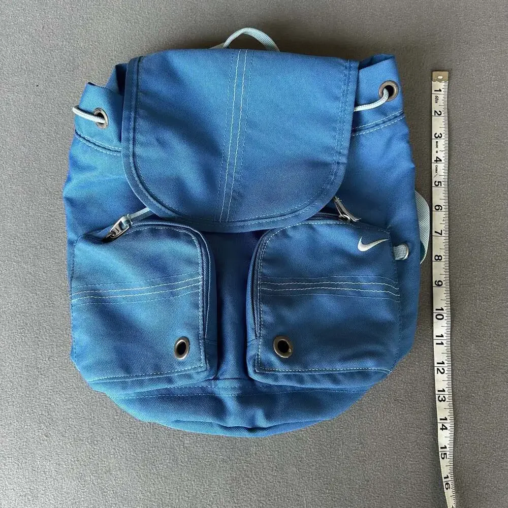 Vintage Y2K Blue Nike Mini Y2K Backpack with Adjustable Straps Y44
